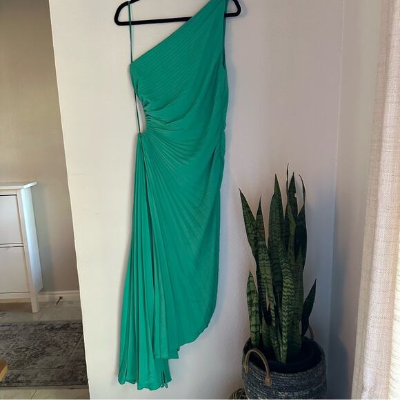 A.L.C. Delfina Dress in Deep Mint - 12 - Picture 6 of 7